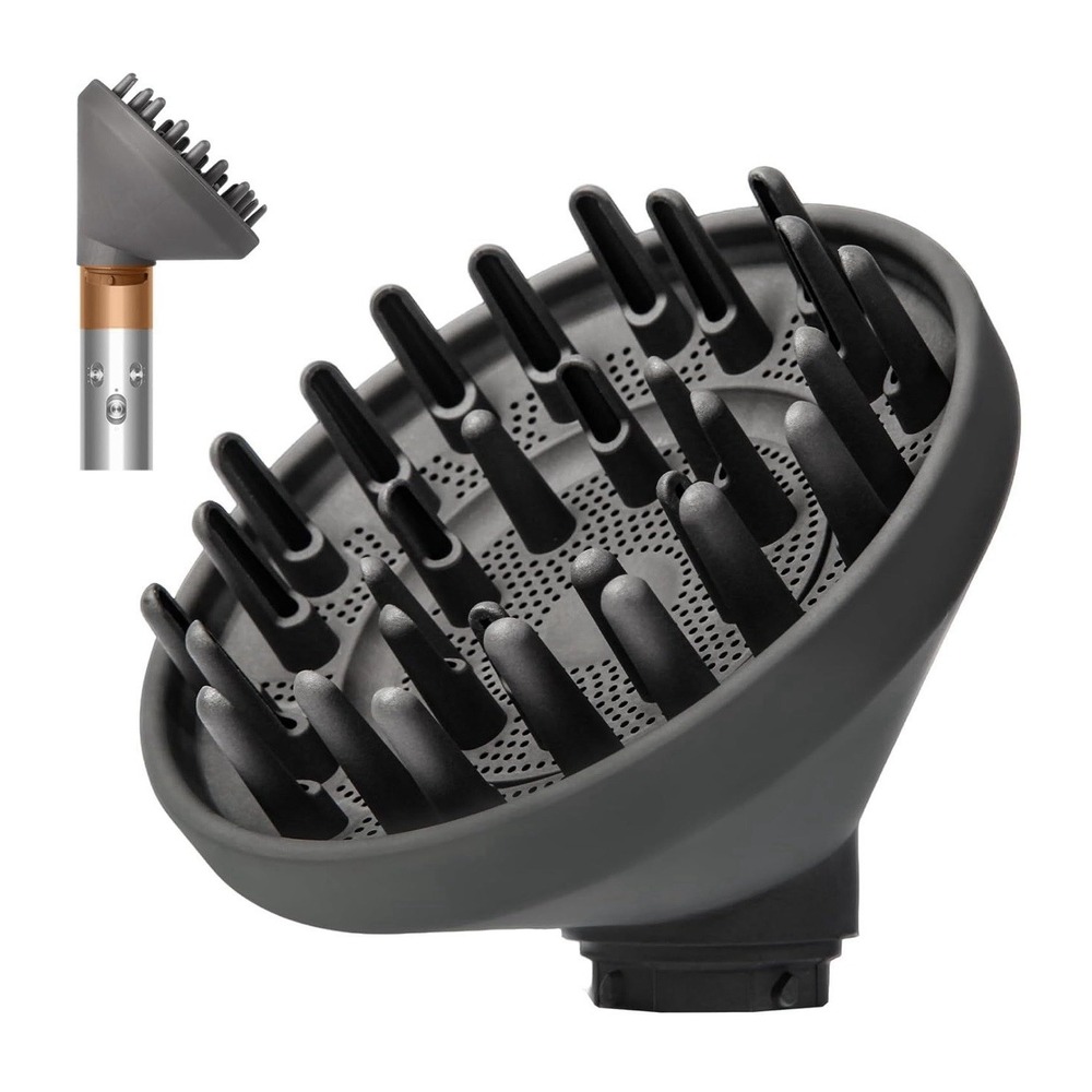 Large Diffuser Attachment for Dyson Airwrap HS01 HS05 Curly Hair Grey
